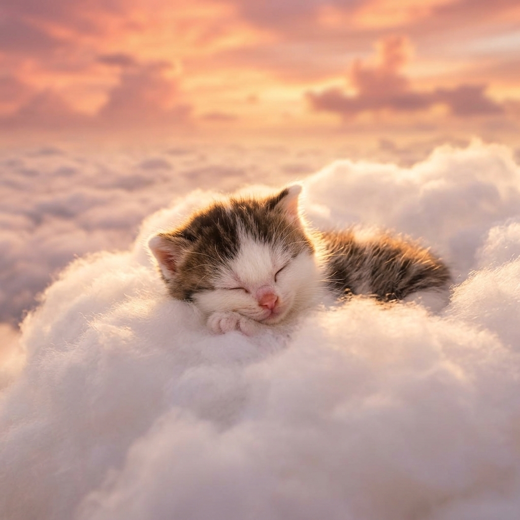 Currently on cloud nine, German Cat
